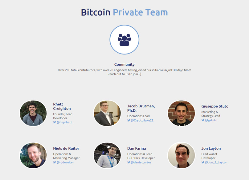 Bitcoin Private Team