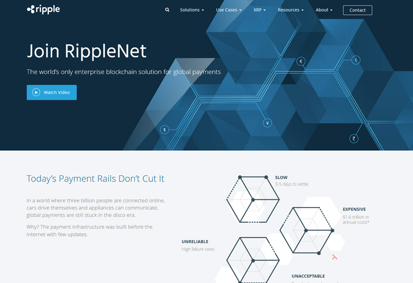 Sitio web de Ripple