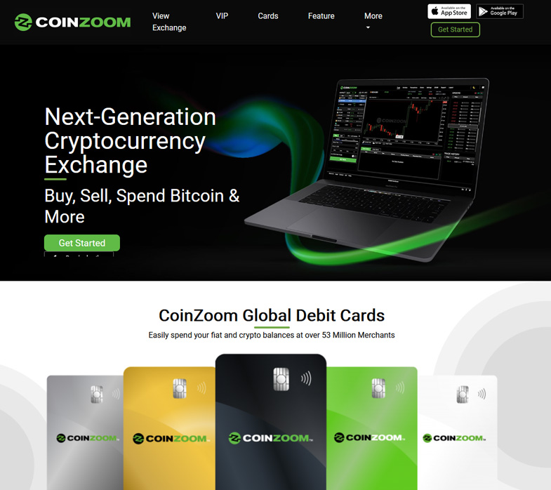 Strona domowa CoinZoom