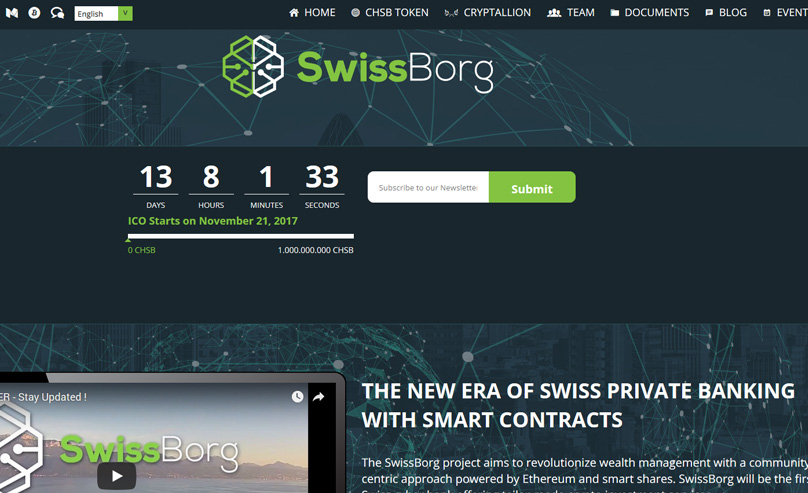 Swissborg Website