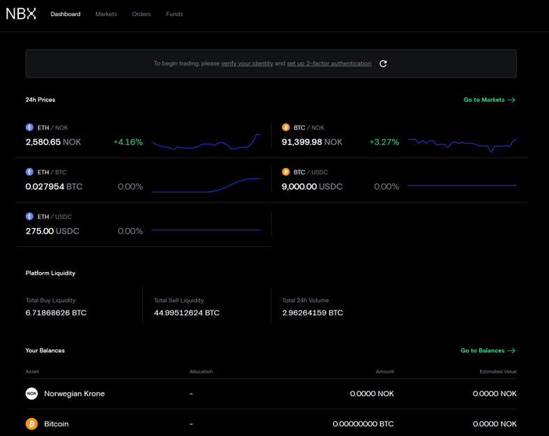 NBX Dashboard