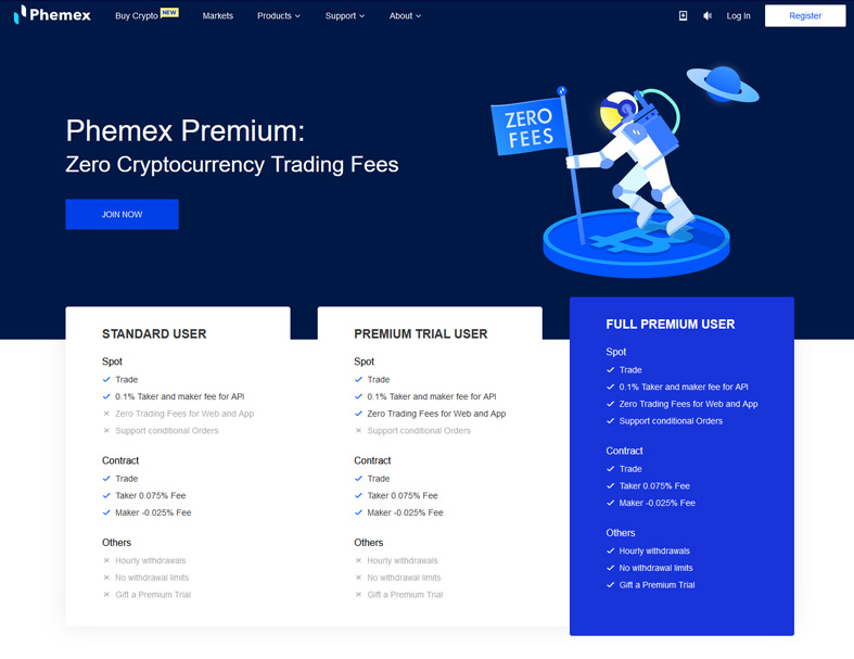 Phemex Premium