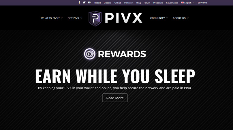Sitio web de PIVX