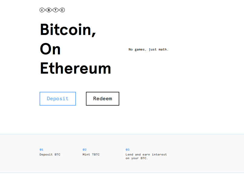 Bitcoin su Ethereum tramite tBTC