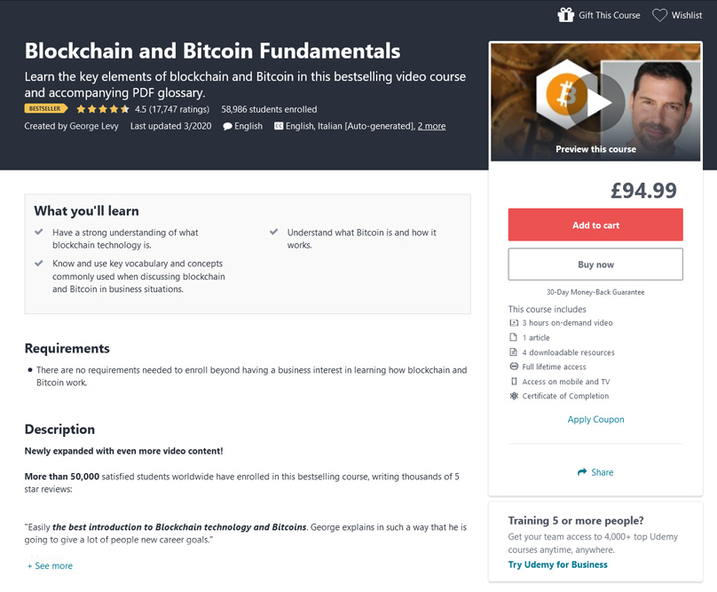Fundamentos de Blockchain y Bitcoin